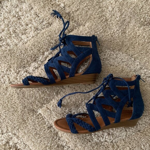 Sonoma Gladiator Flat Sandals Size 6 - Picture 2 of 6